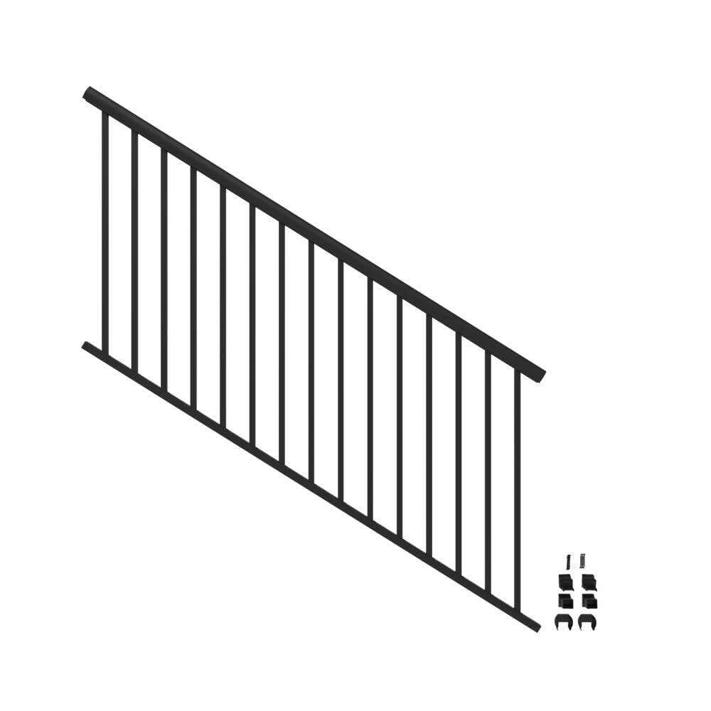 6’ x 36” Matte Black Aluminum Stair Kit S5503