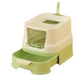 Enclosed Top-Entry Cat Litter Box with Scoop B1607