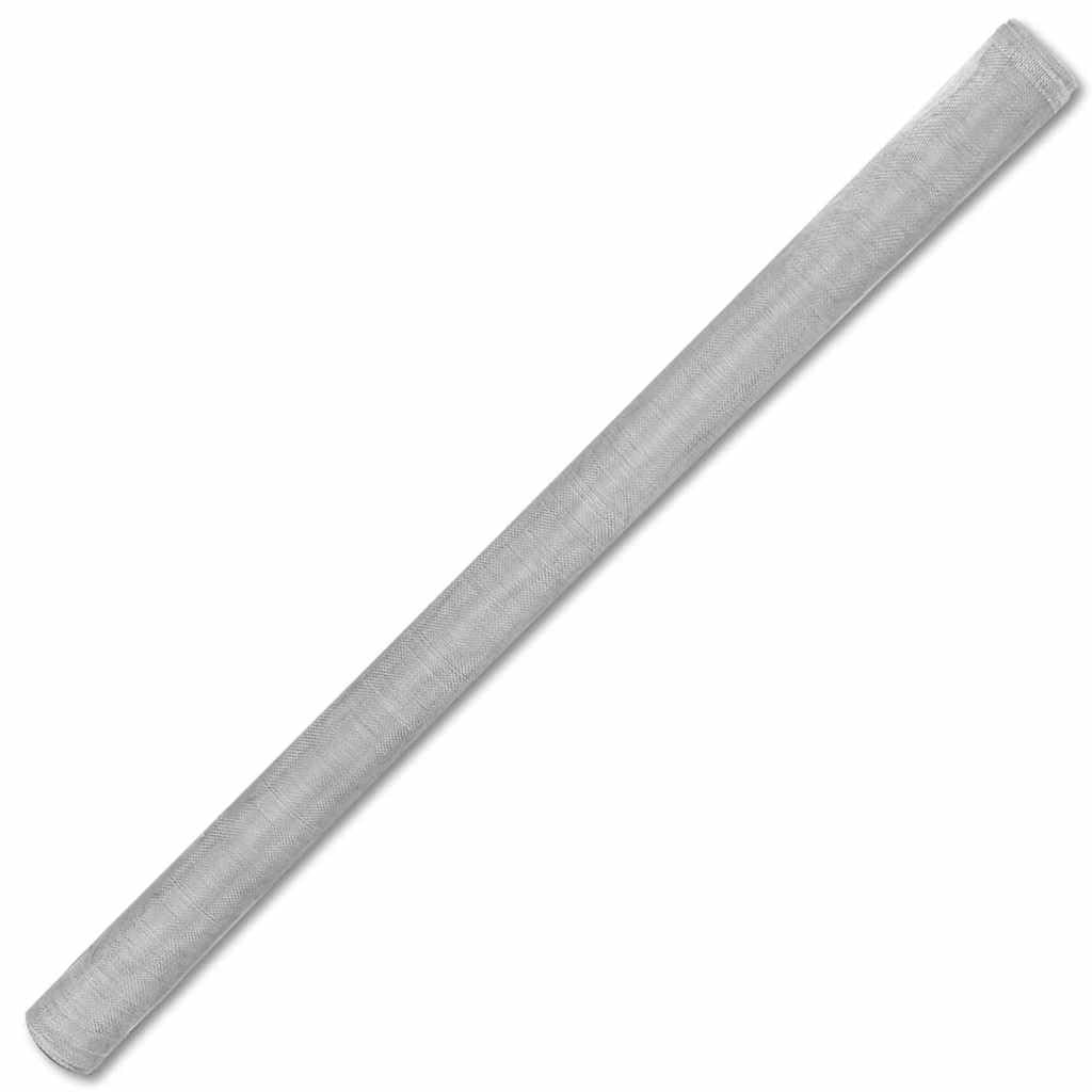 Aluminum Mesh Screen 39.4x196.9 Inch Silver O822653