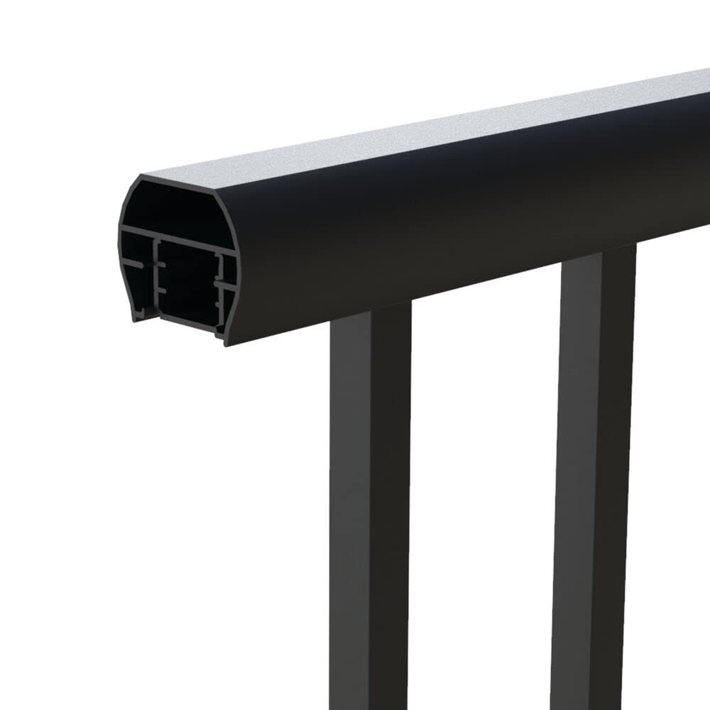 6’ x 36” Matte Black Aluminum Stair Kit S5503