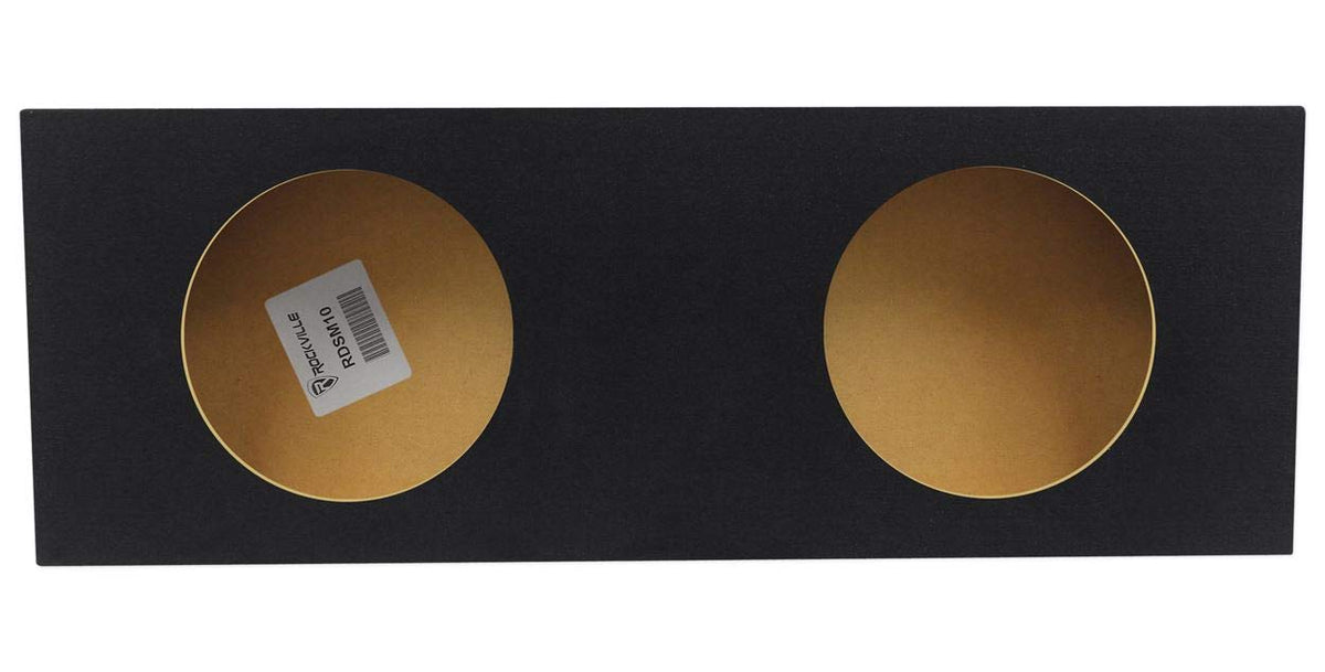 10" Shallow Mount Sealed Car Subwoofer Enclosure G694