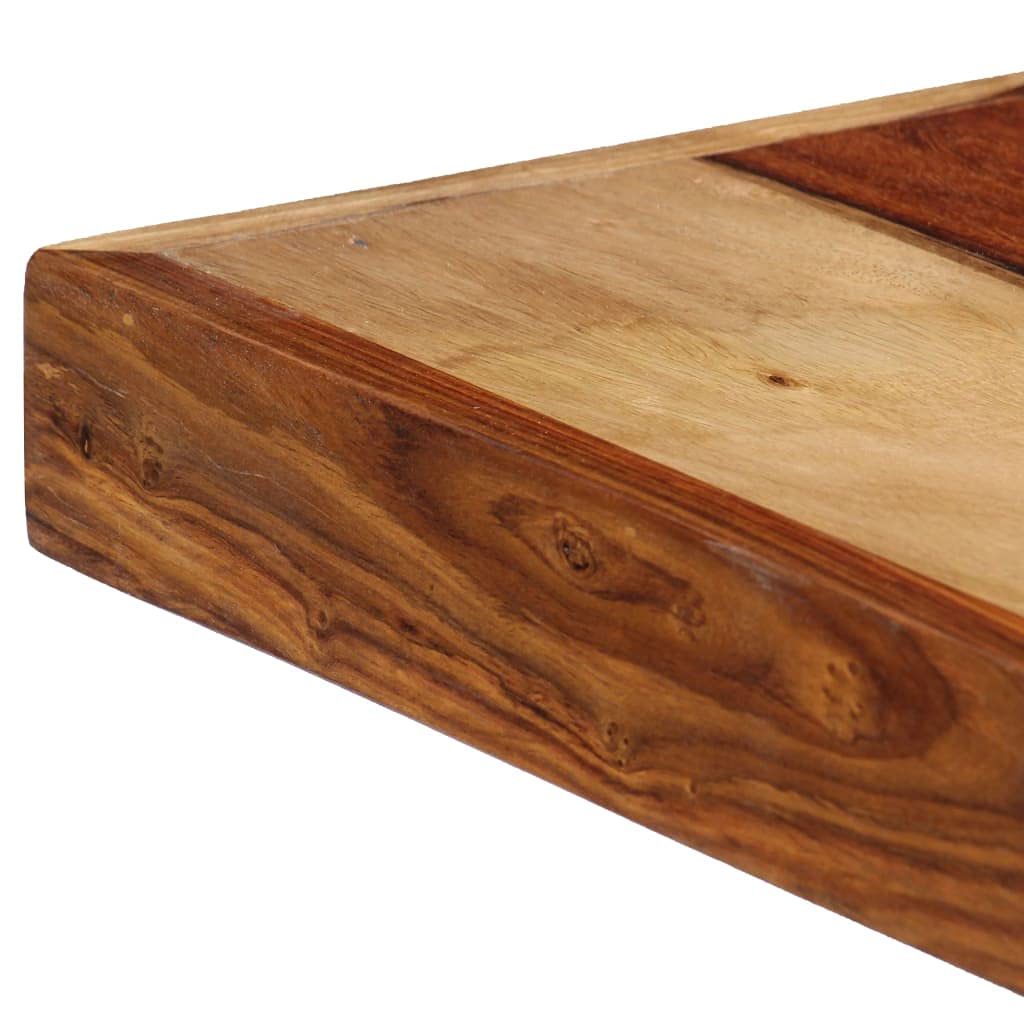 Rustic Industrial Style Solid Sheesham Wood Dining Table K619