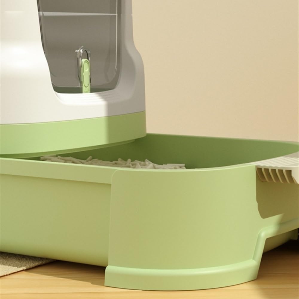 Enclosed Top-Entry Cat Litter Box with Scoop B1607