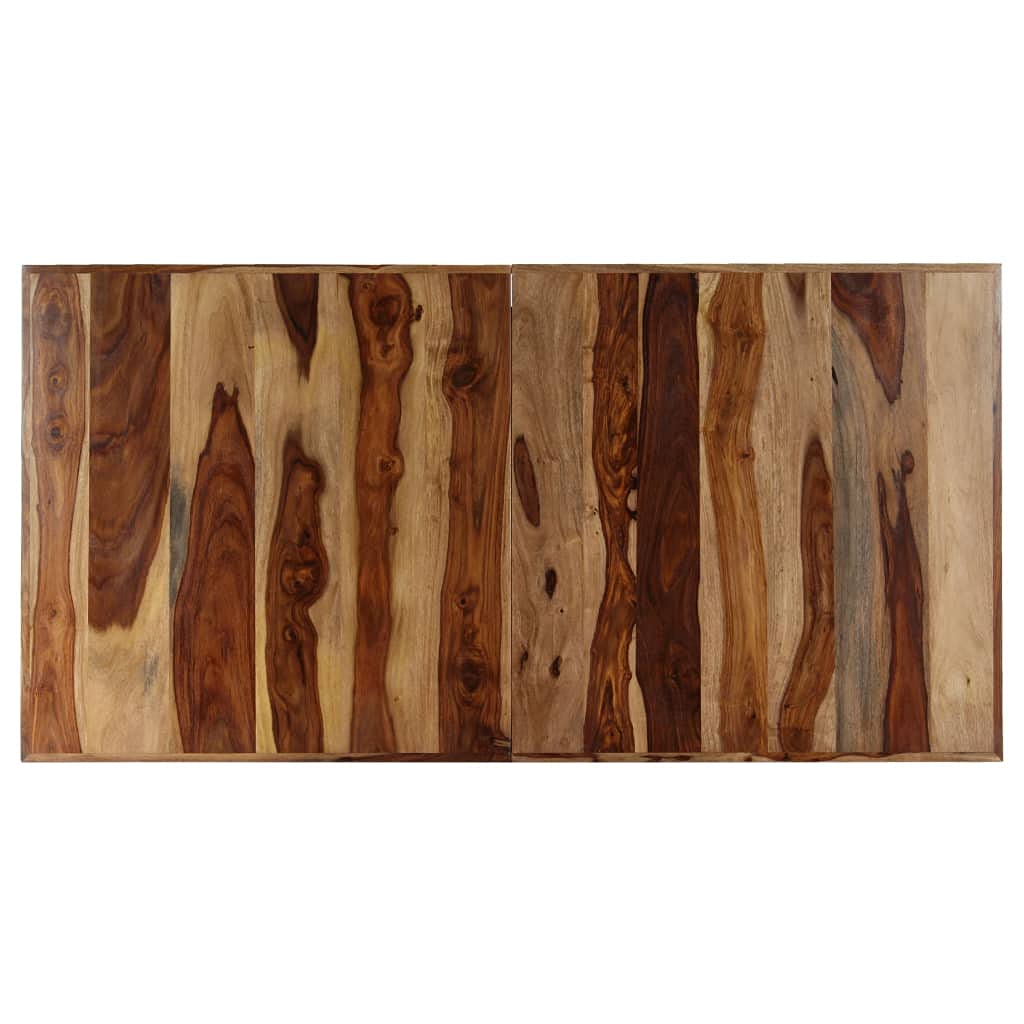 Rustic Industrial Style Solid Sheesham Wood Dining Table K619