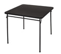 Black Square Folding Table 34"x34" D554283