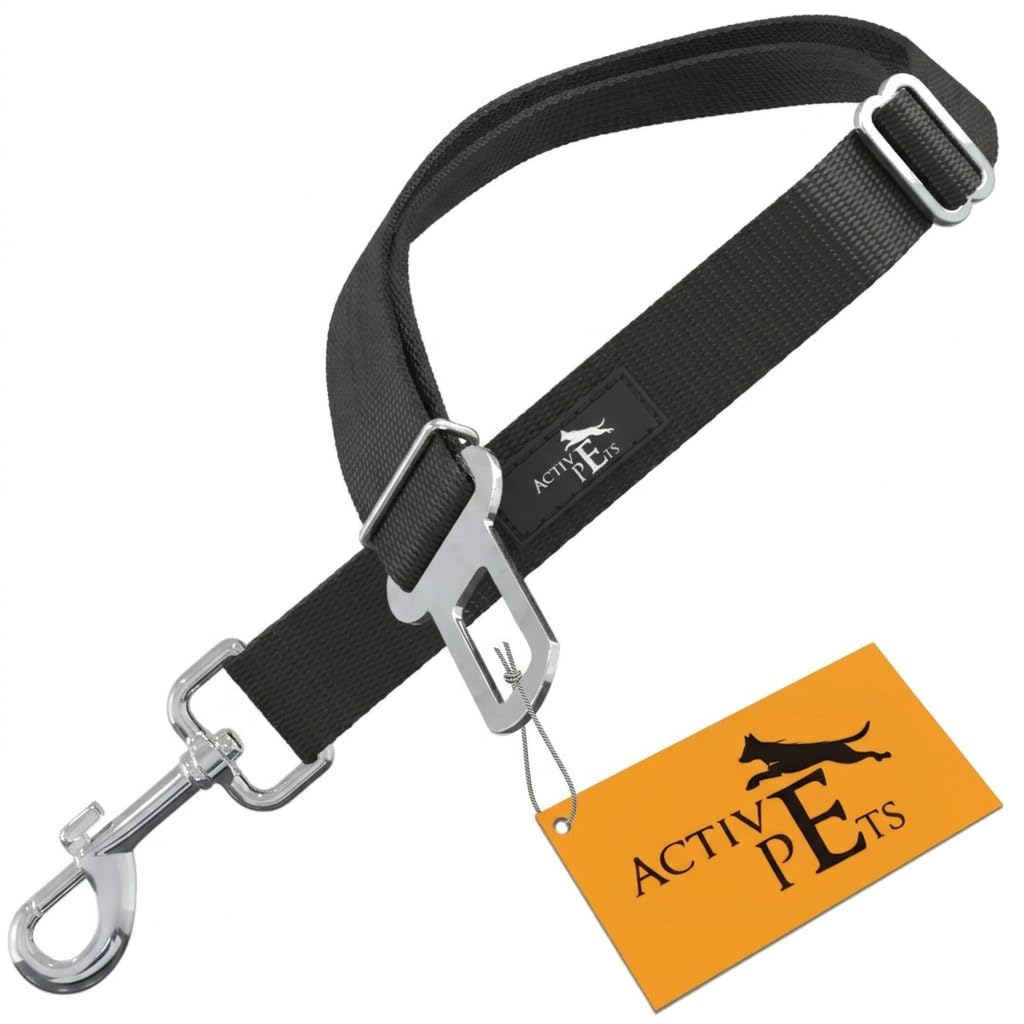 Black Adjustable Dog Car Seat Belt Z866