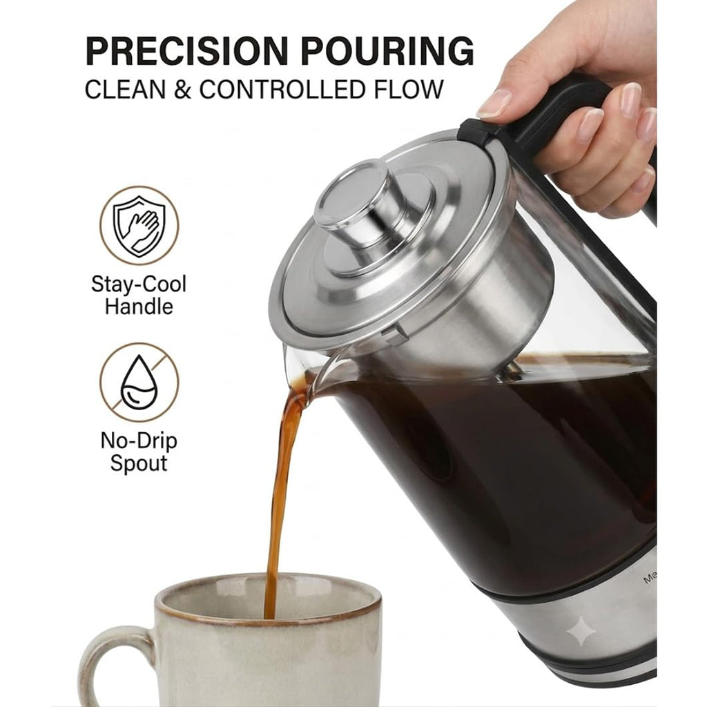 10-Cup Borosilicate Glass Electric Percolator Coffee Pot G4426