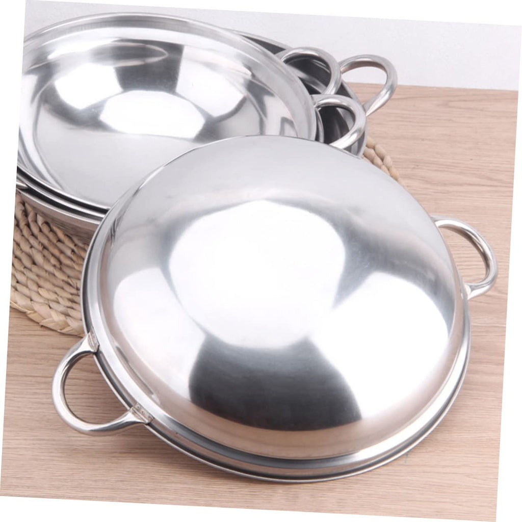 Stainless Steel Double Handle Cooking Pot with Lid U164504
