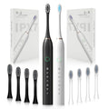 2 Pack Rechargeable Electric Toothbrushes with 8 Brush Heads H22244