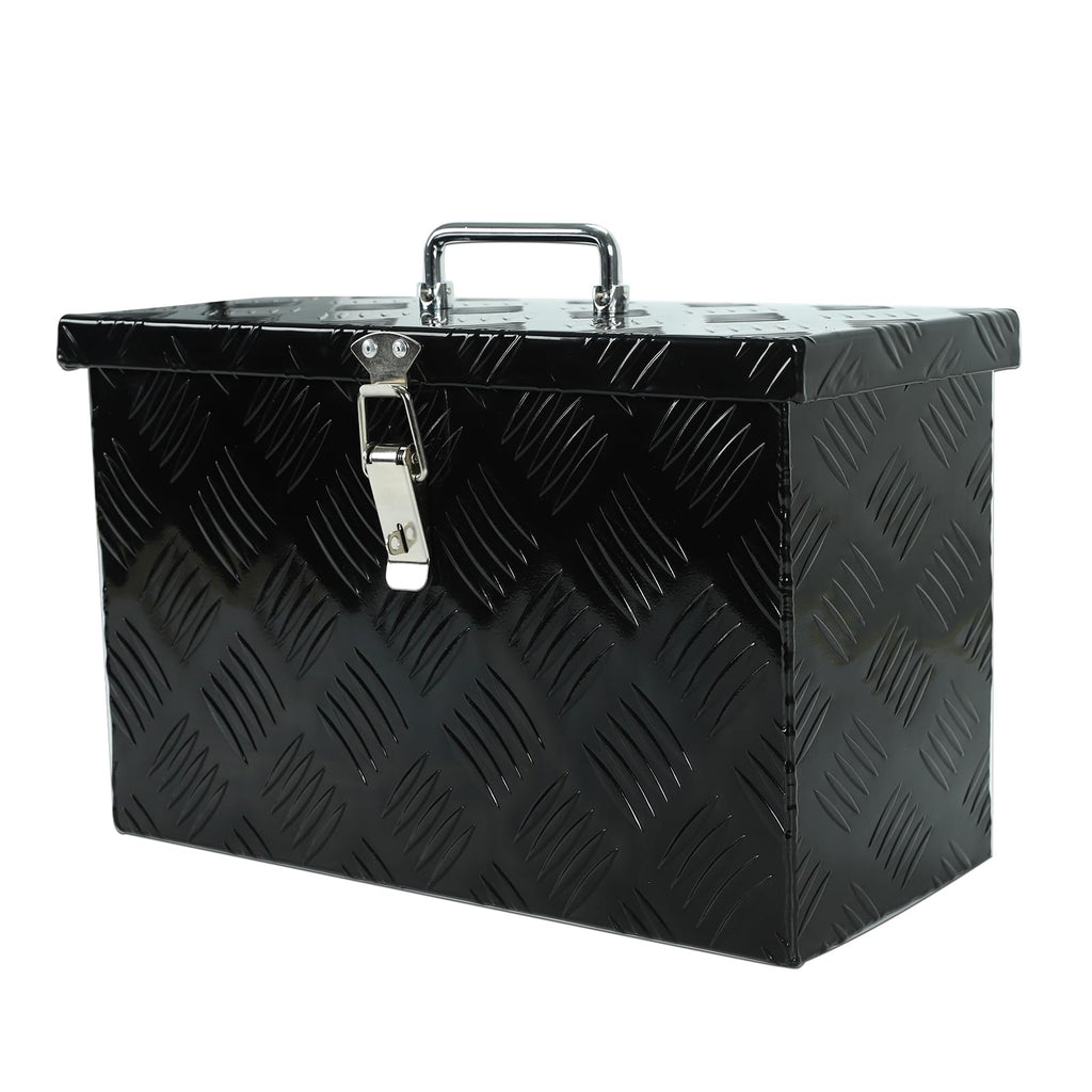16 Inch Heavy-Duty Aluminum Truck Tool Box with Stripe Tread Design Q217