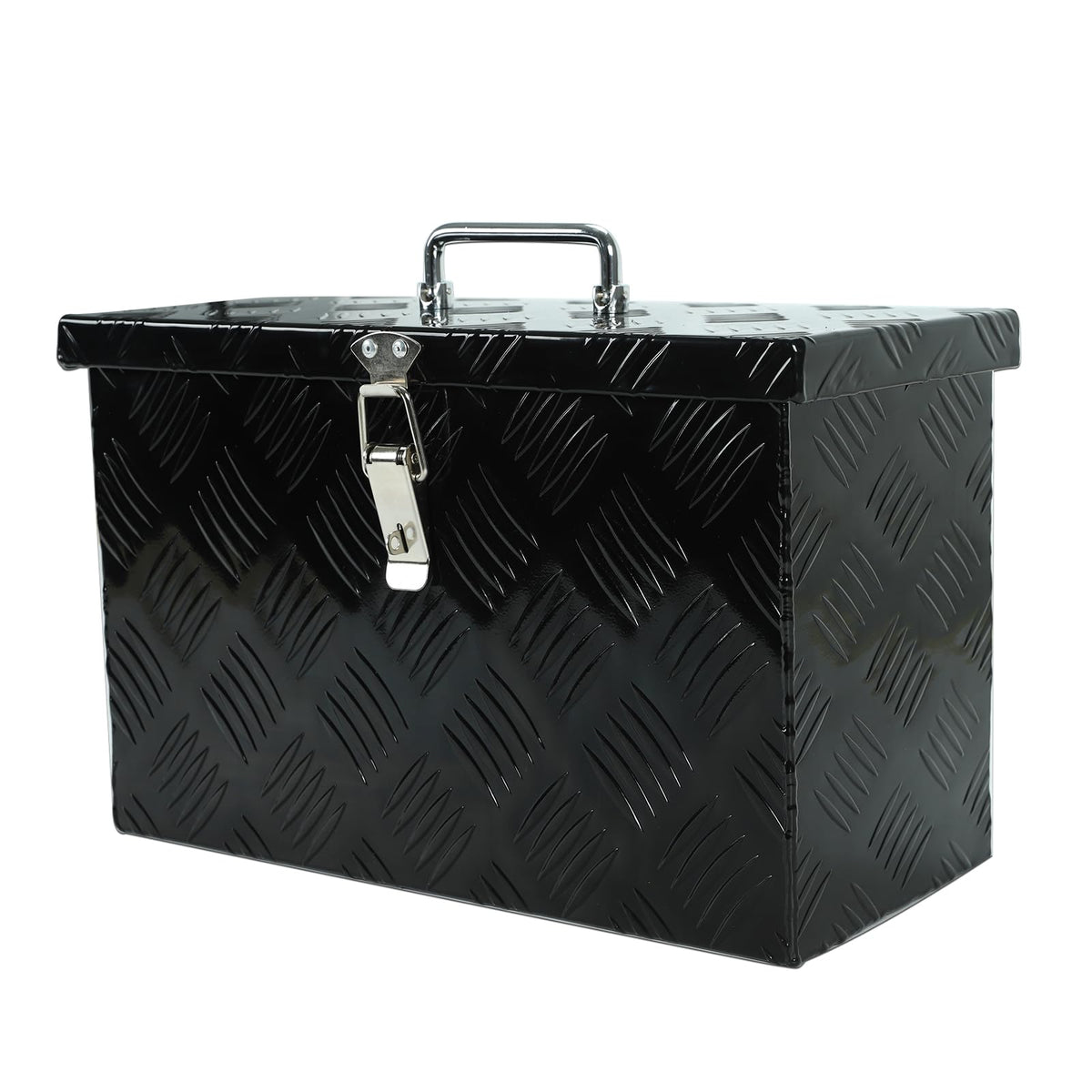 16 Inch Heavy-Duty Aluminum Truck Tool Box with Stripe Tread Design Q217