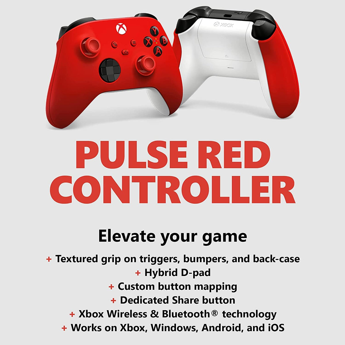 Wireless Gaming Controller Pulse Red V20261