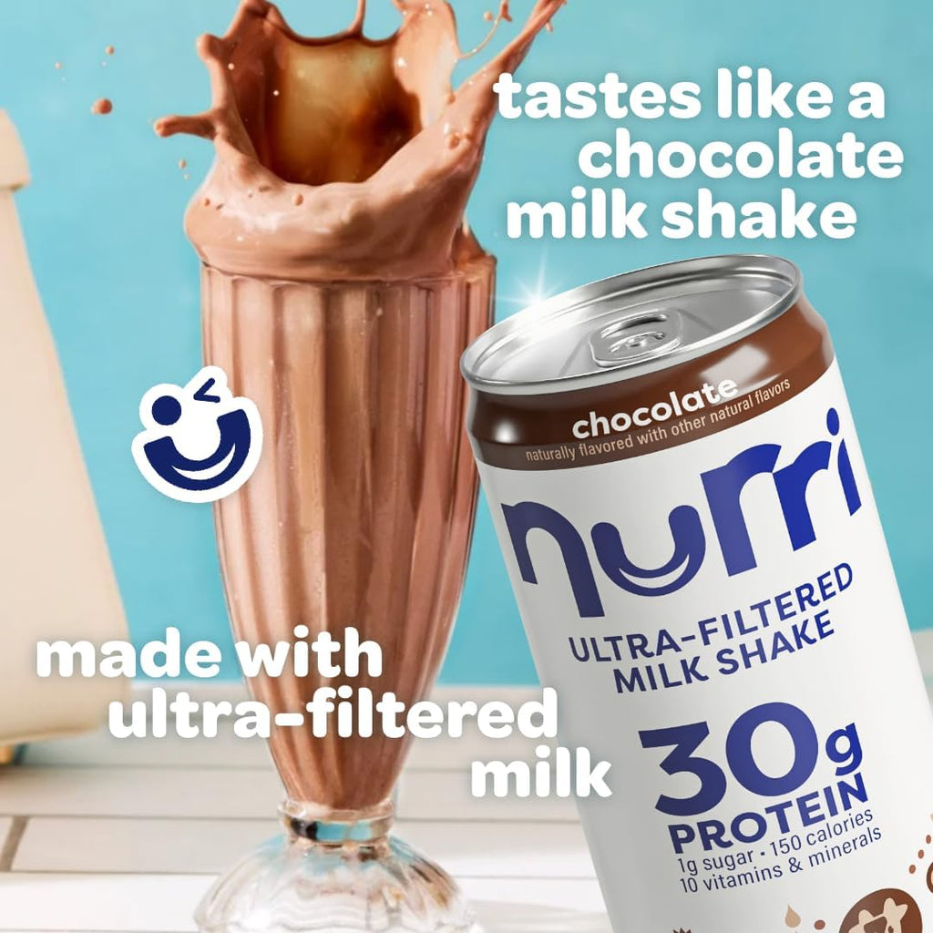Milk Chocolate Protein Shake, 30g Protein, Lactose Free, 12 Pack O5946