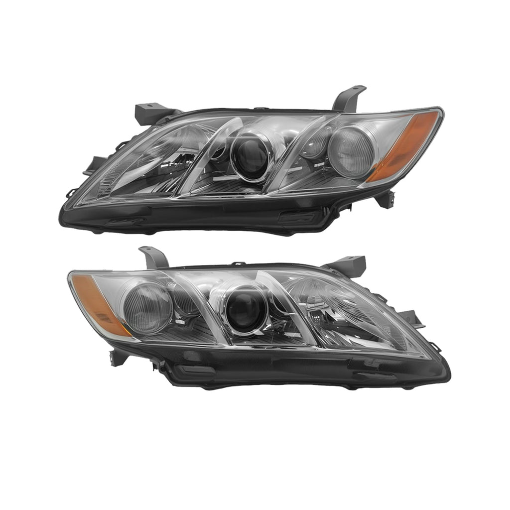 Pair of 2 Front Left-Right Headlights Assembly Replacement B8566