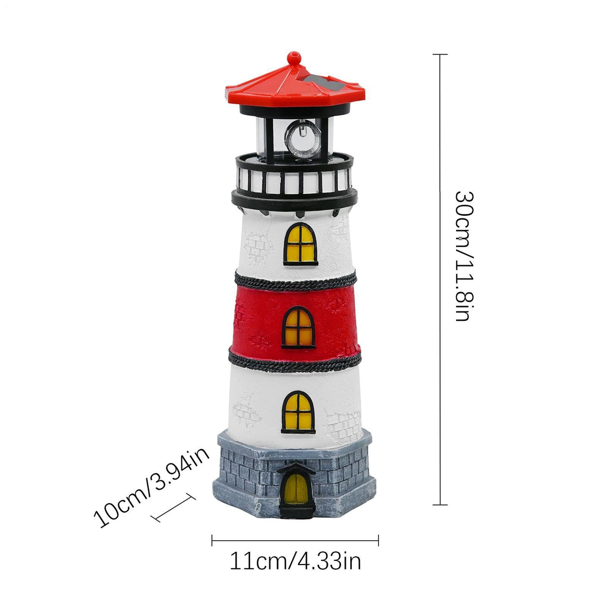 Solar LED Lamp Statue B9816