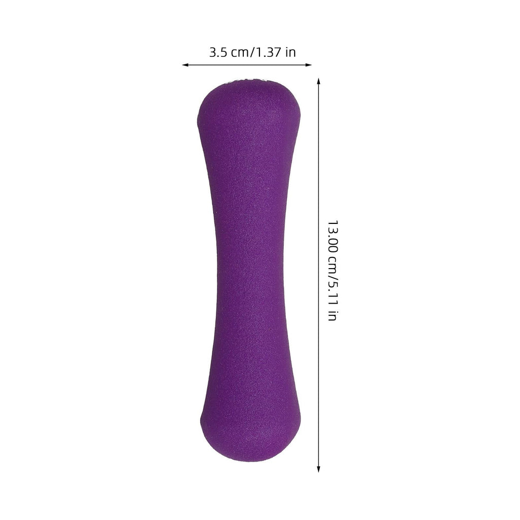 2pcs 0.5kg Purple Neoprene Coated Bone Shaped Dumbbells I702