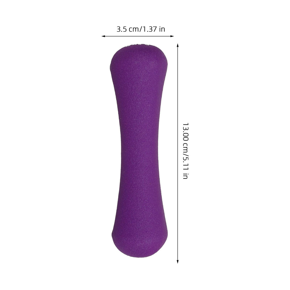 2pcs 0.5kg Purple Neoprene Coated Bone Shaped Dumbbells I702