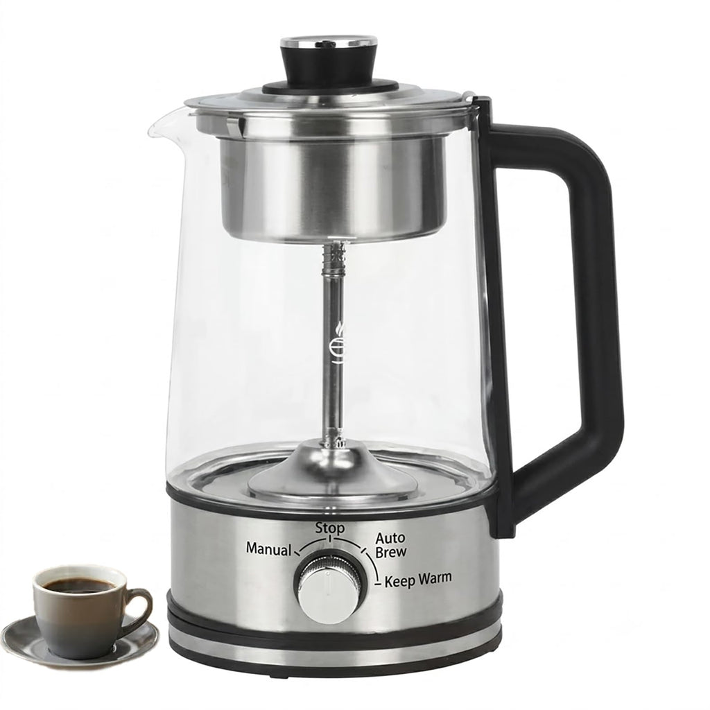 10-Cup Borosilicate Glass Electric Percolator Coffee Pot G4426