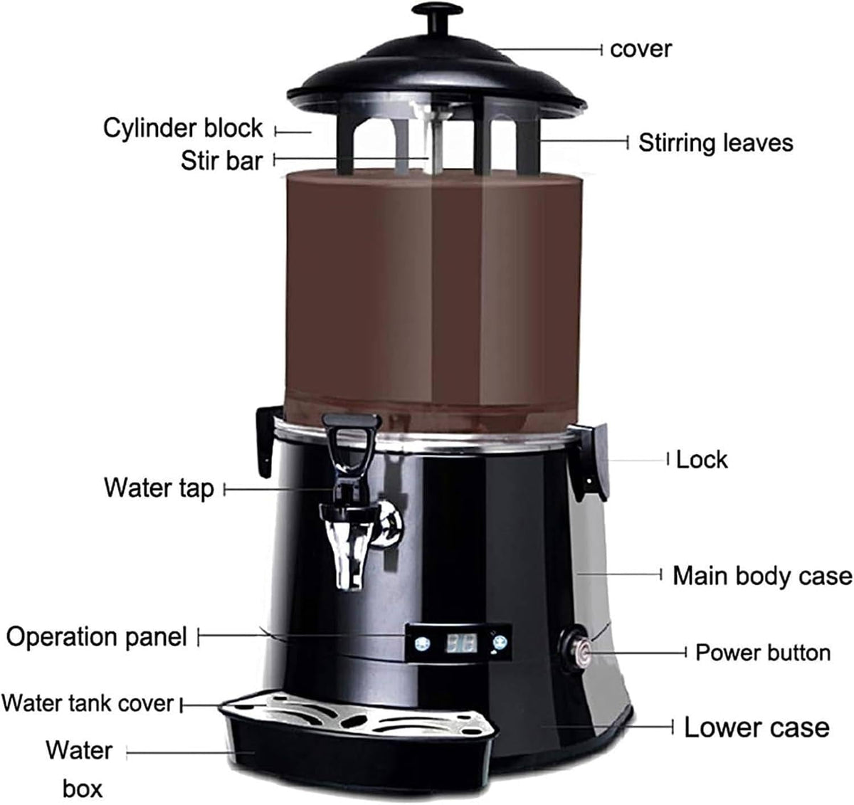 Commercial Stainless Steel Espresso Coffee Machine H440