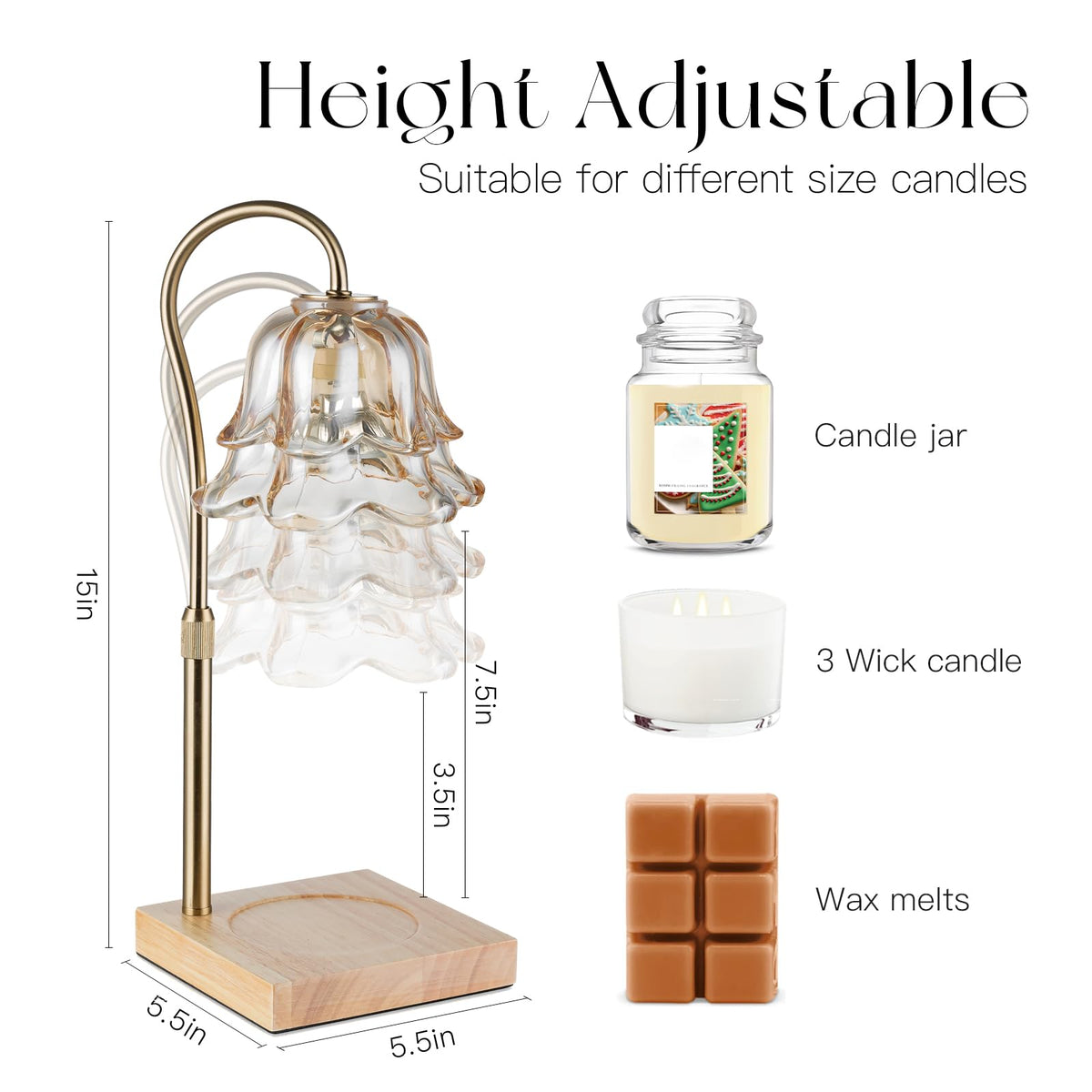 Candle Warmer Lamp with Timer J5607