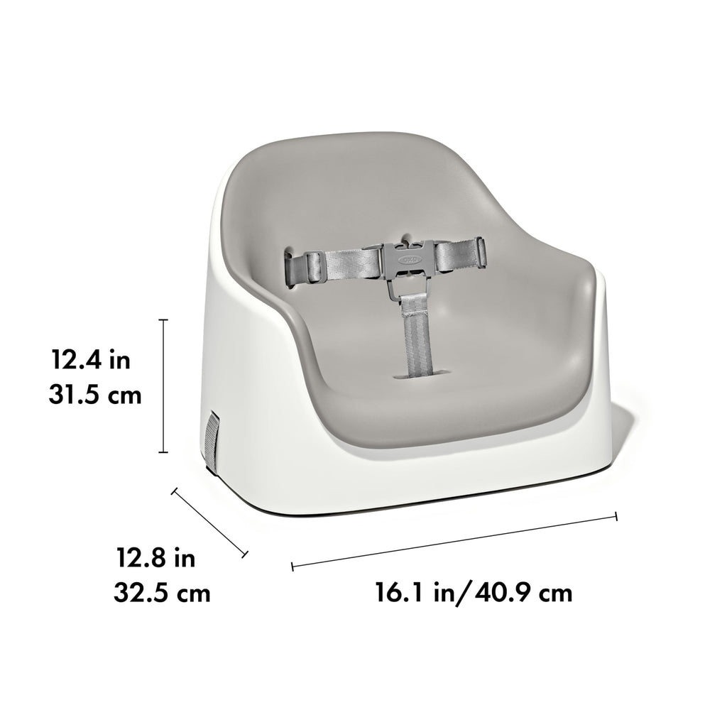 Gray Toddler Booster Seat with Removable Cushion N5115