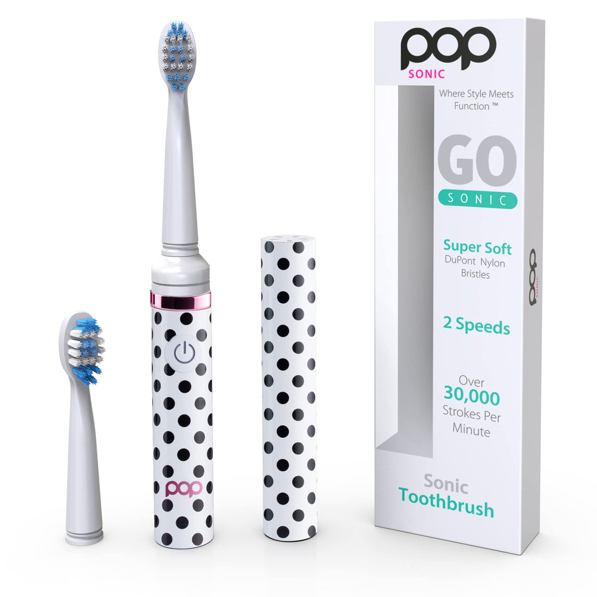 Electric Toothbrush with 2 Replacement Heads W804446