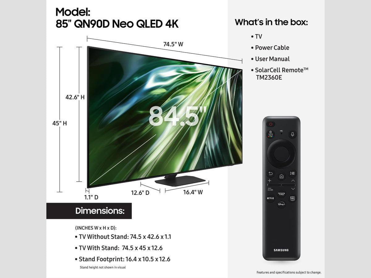 75-Inch 4K Mini LED Smart TV W785930