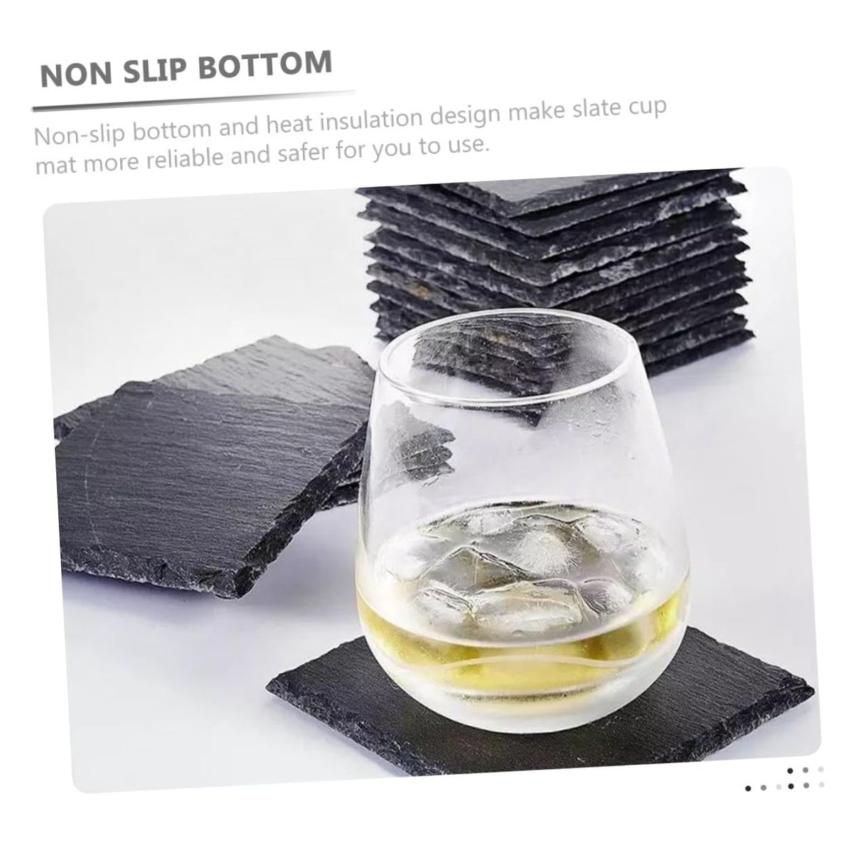 12pcs Natural Coasters E3118