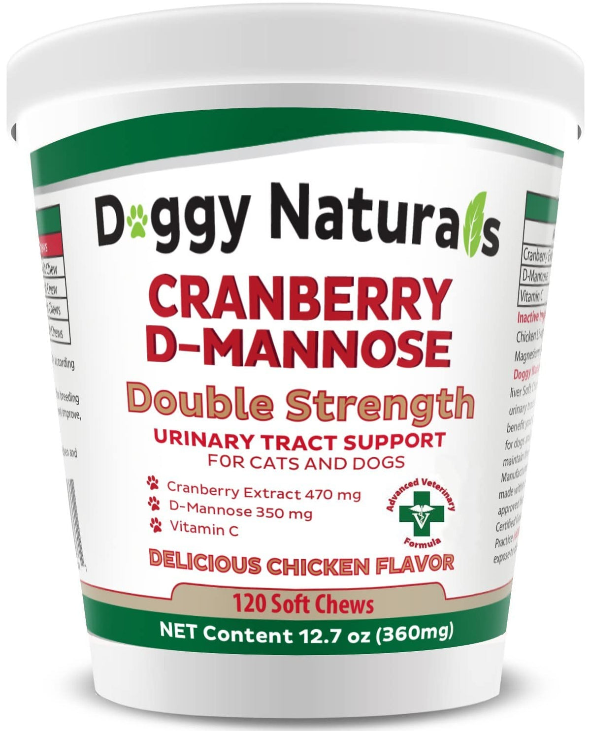 Cranberry D-Mannose Soft Chew 11.4 oz 120 Count K66997