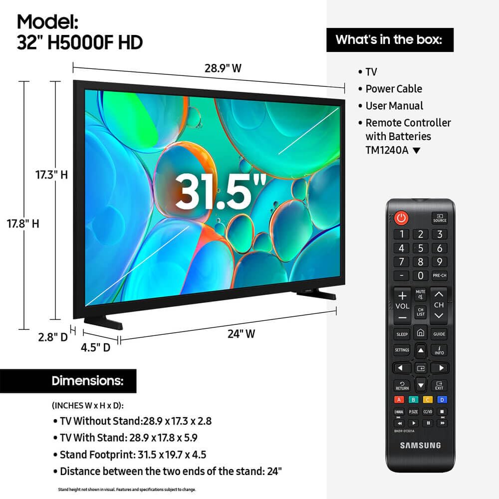 32 inch HD Smart LED TV F83698