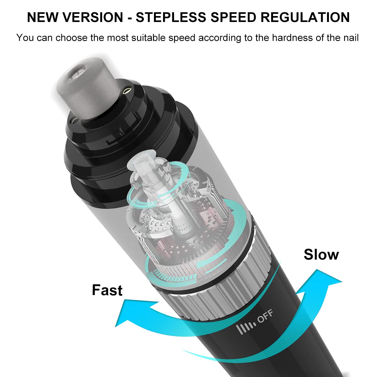 Dog Nail Grinder Quiet Electric Pet Nail Trimmer N394416