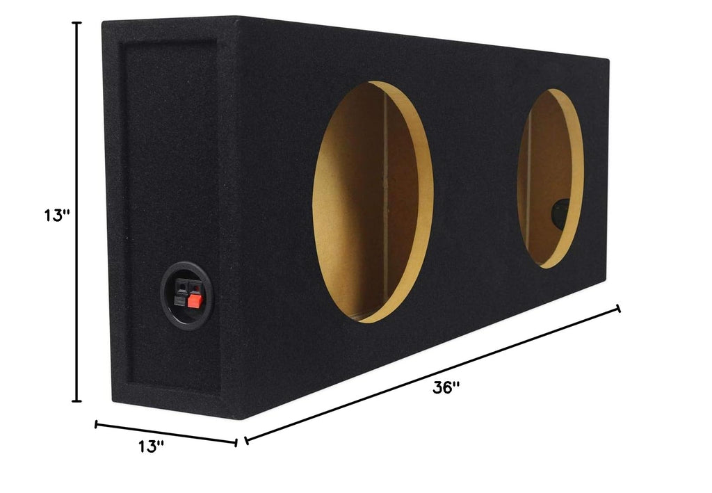 10" Shallow Mount Sealed Car Subwoofer Enclosure G694