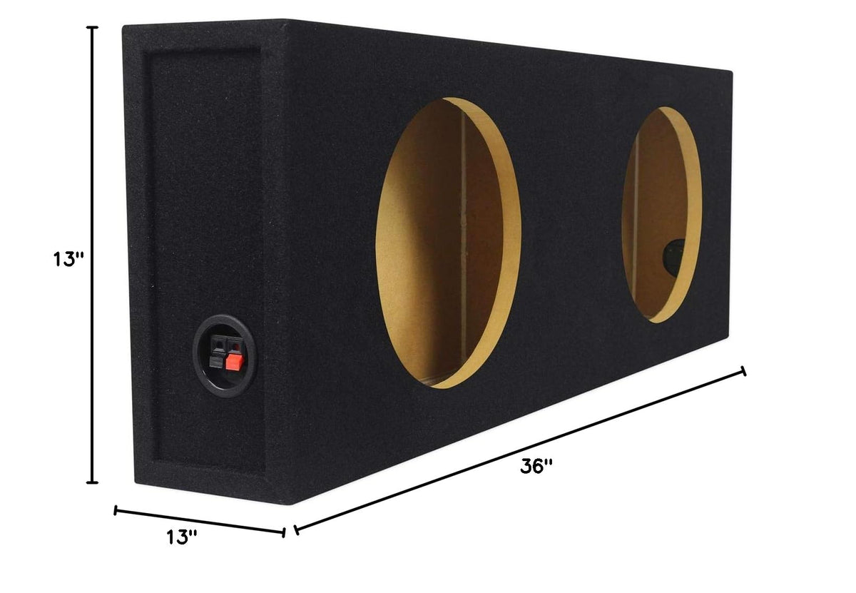 10" Shallow Mount Sealed Car Subwoofer Enclosure G694
