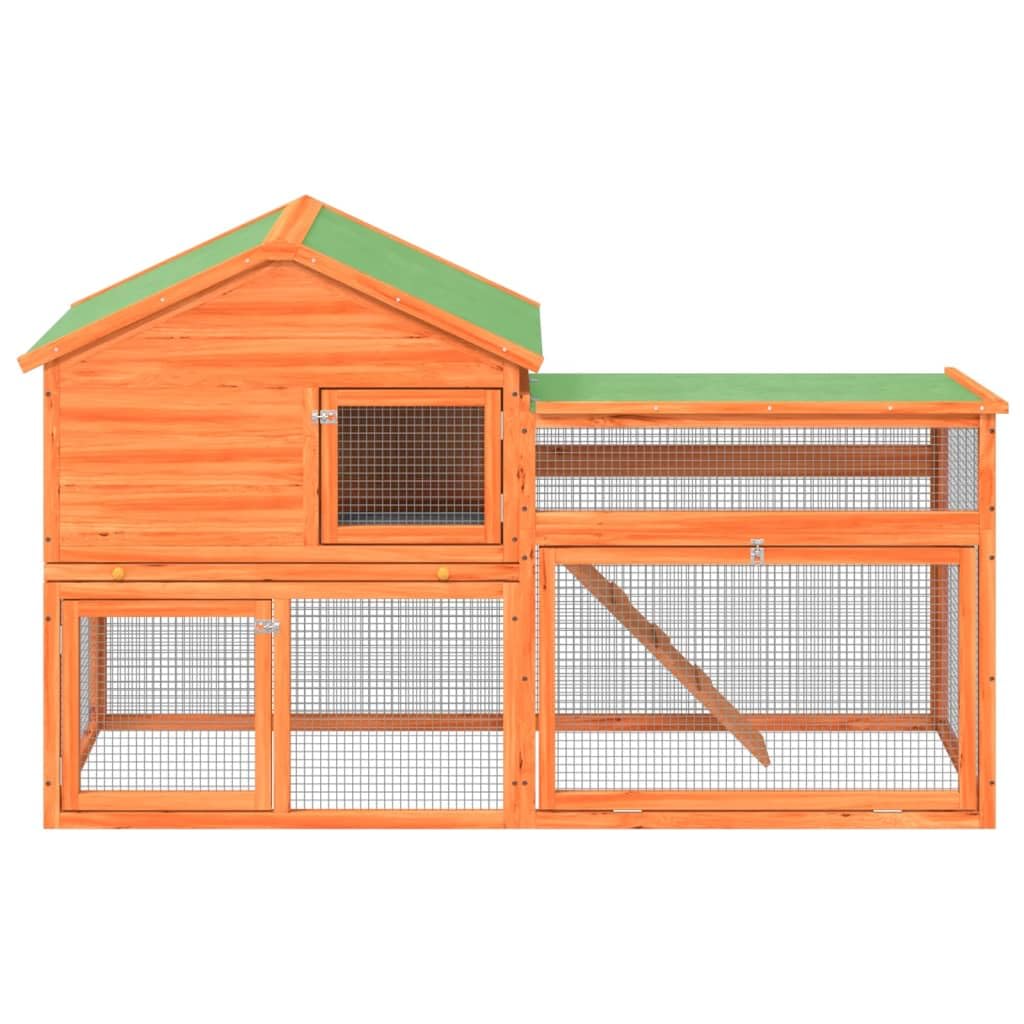 2-Tier Wooden Rabbit Hutch K23129