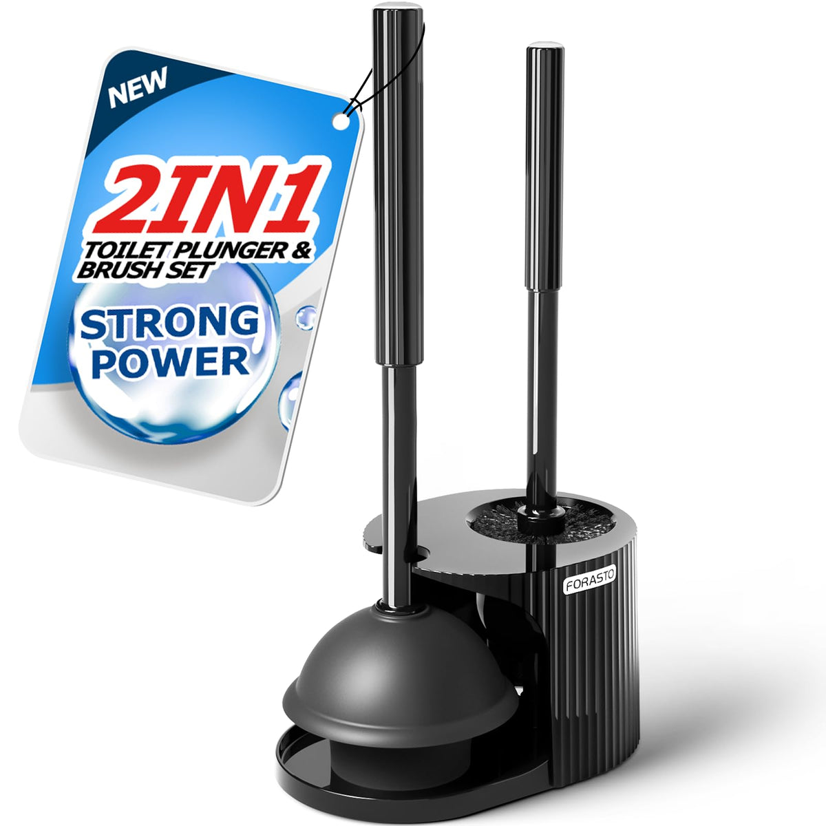 2in1 Toilet Brush and Plunger Set G4869
