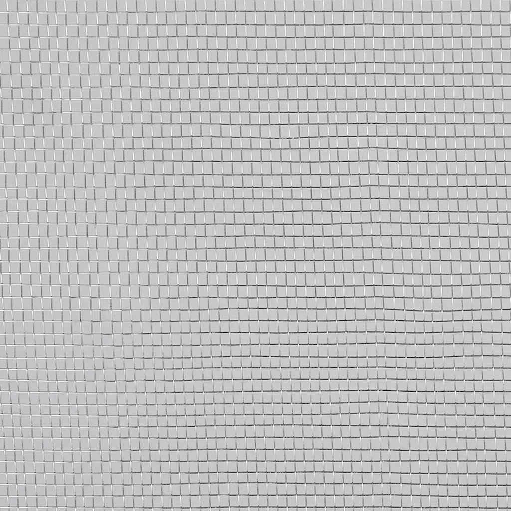 Aluminum Mesh Screen 39.4x196.9 Inch Silver O822653