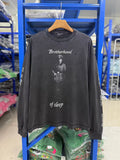 ERD Brotherhood Of Sleep Hole Distressed Long Sleeve Tee