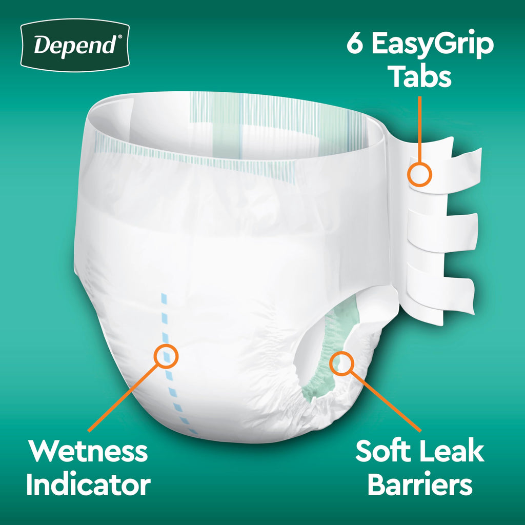 Adult Diapers with Tabs S/M 60 Count S446
