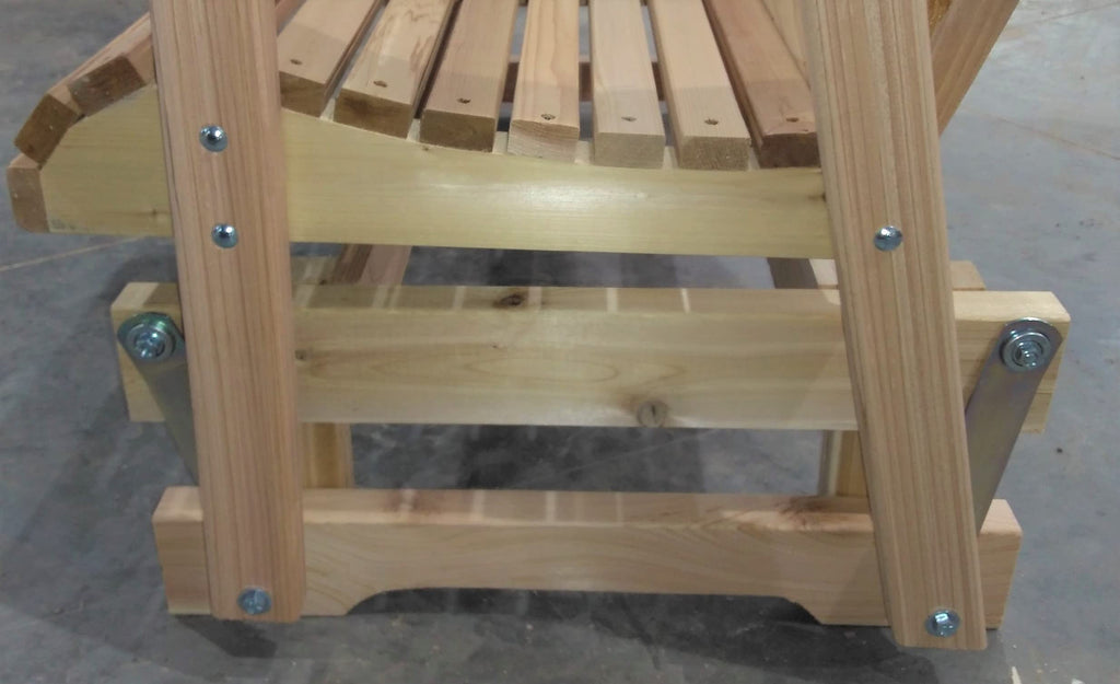 2 Foot Natural Cedar Adirondack-Style Glider Z940