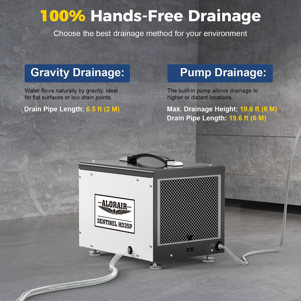 70 Pints Crawlspace Dehumidifier with Pump B42641
