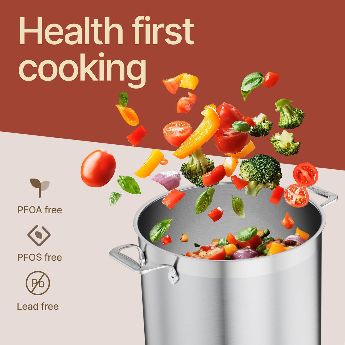 16 Quart Stainless Steel Stockpot with Lid G7849