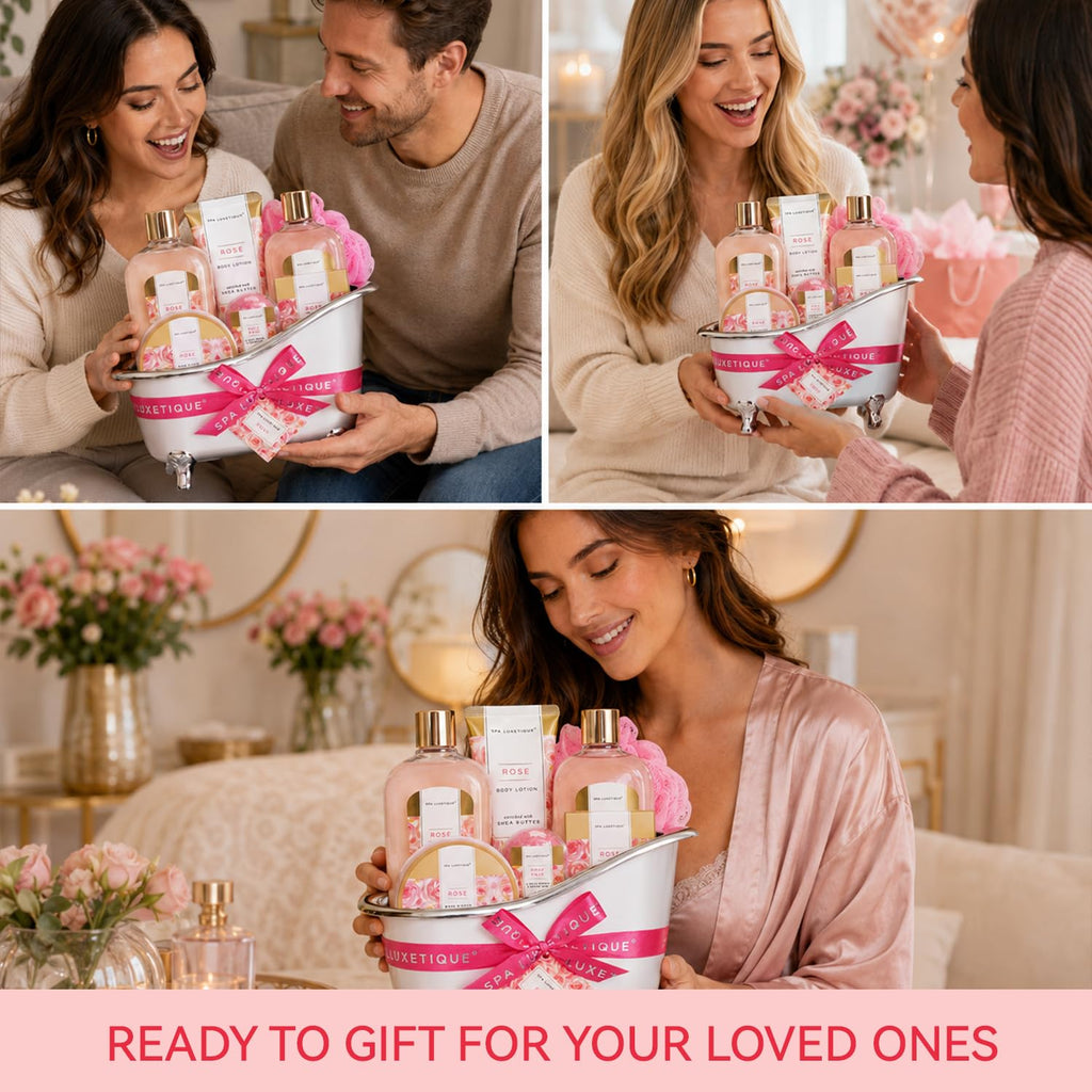 8 Pcs Rose Spa Gift Set G4860