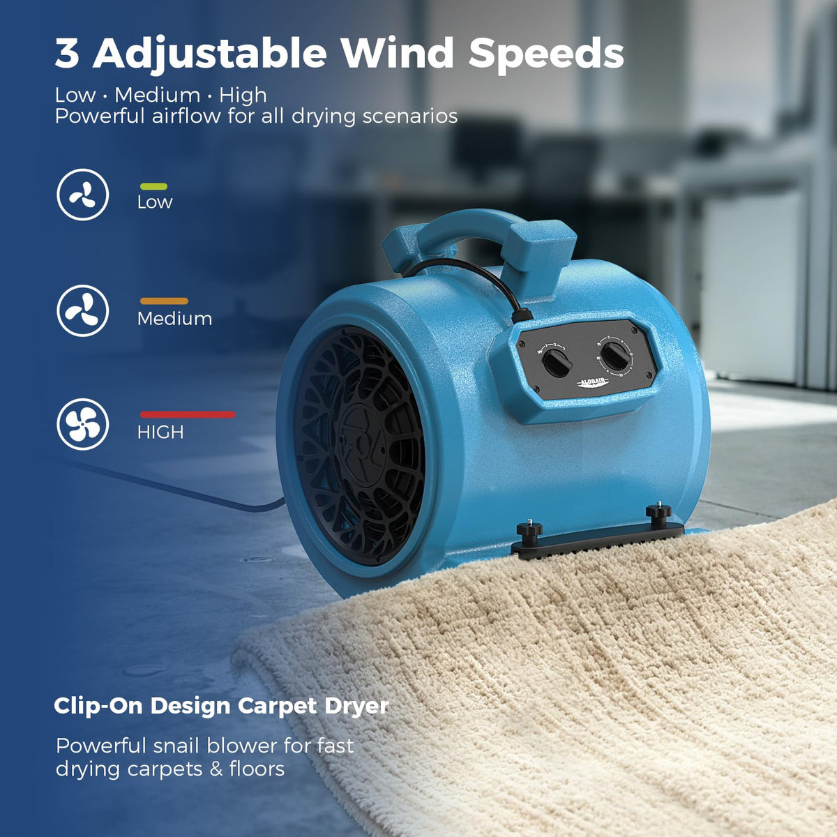 3 Speed Floor Drying Fan R857808