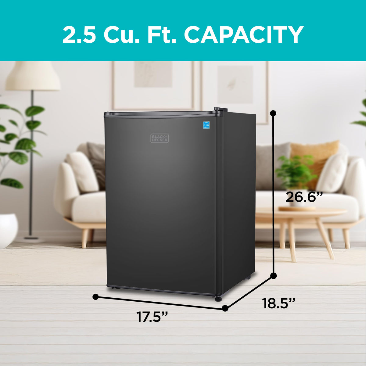 2.5 Cu. Ft. Compact Refrigerator P325