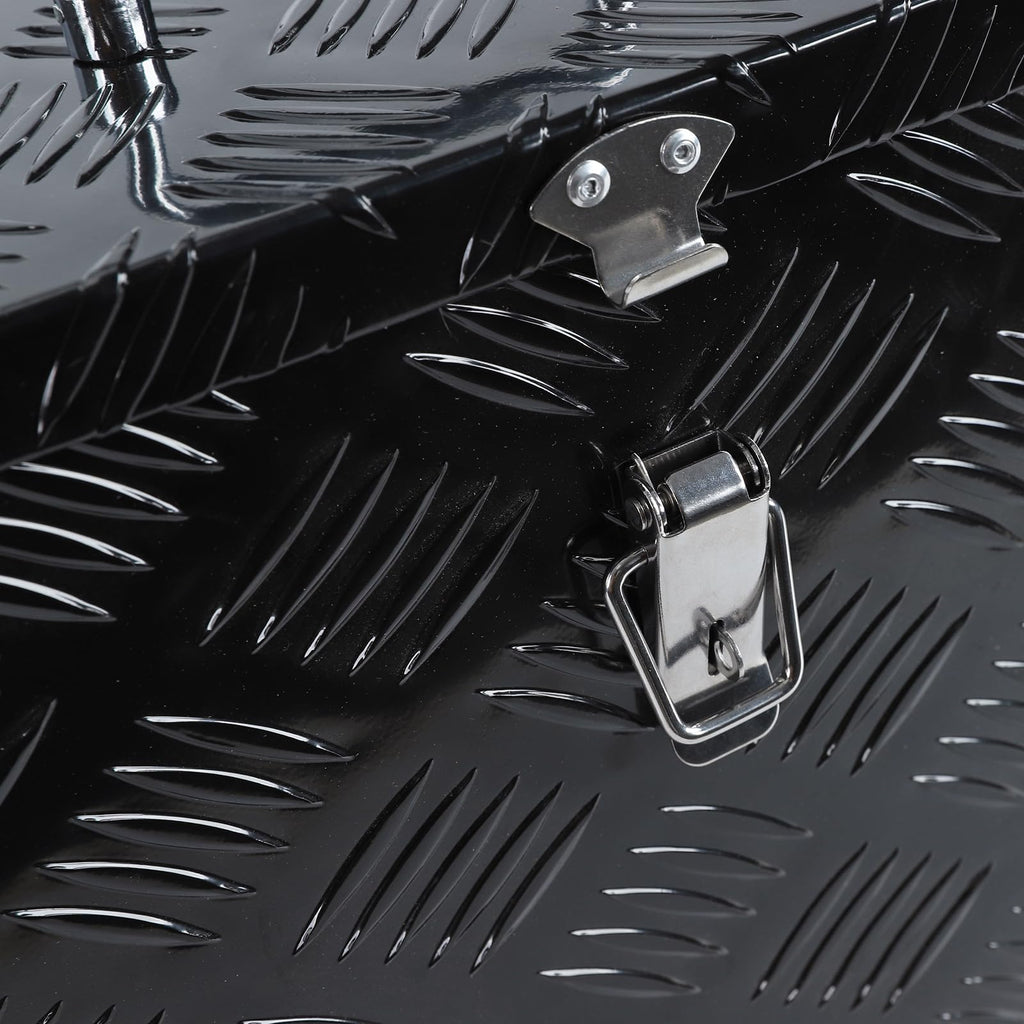 16 Inch Heavy-Duty Aluminum Truck Tool Box with Stripe Tread Design Q217