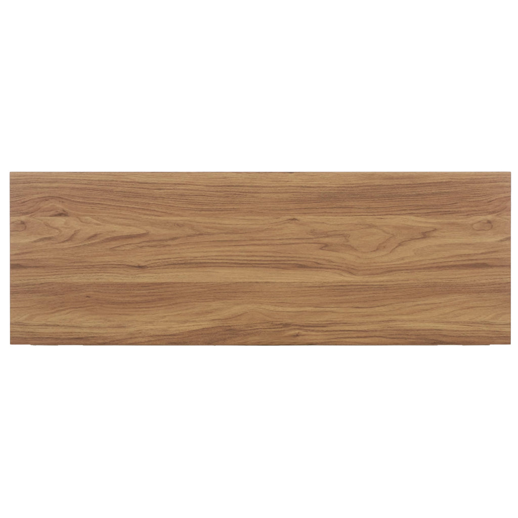 Oak 2-Drawer Console Table with Shelf Storage L59528