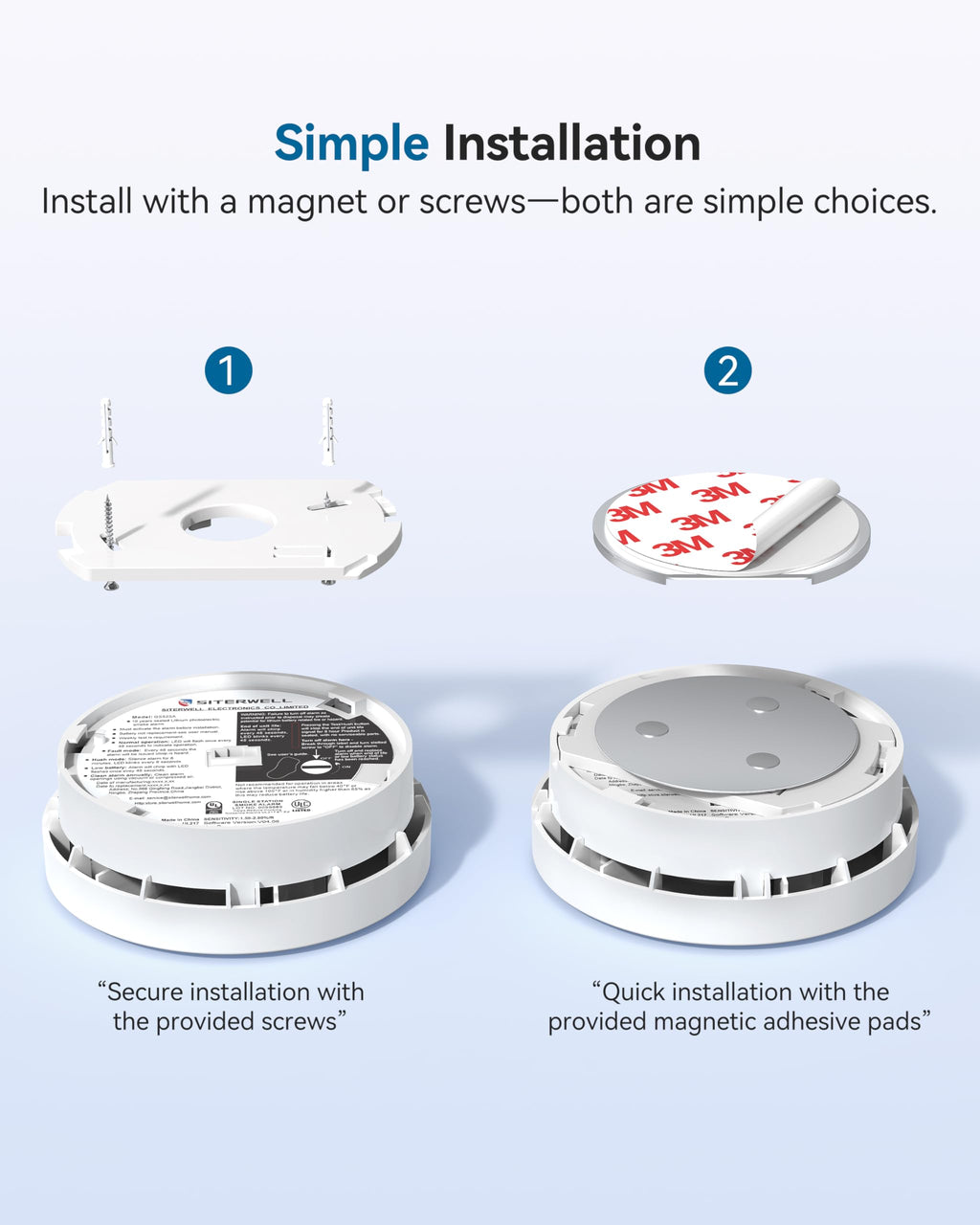 Smoke Detector 10 Year Battery Smoke Alarm B4645