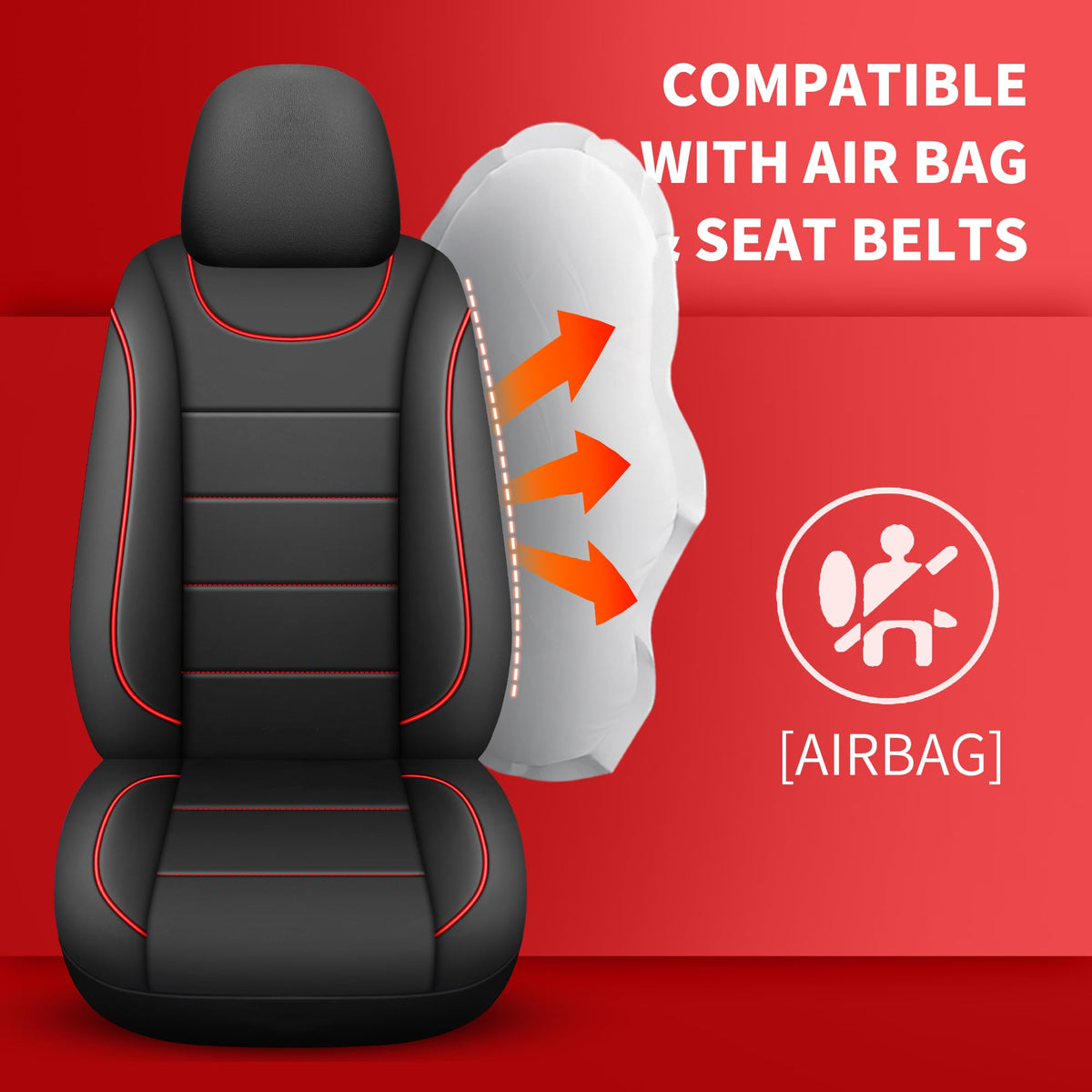 Waterproof Faux Leather Car Seat Cover Q7811