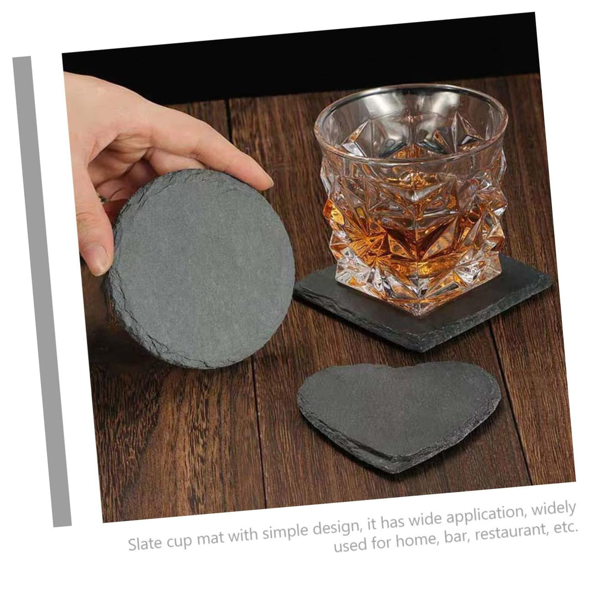 12pcs Natural Coasters E3118
