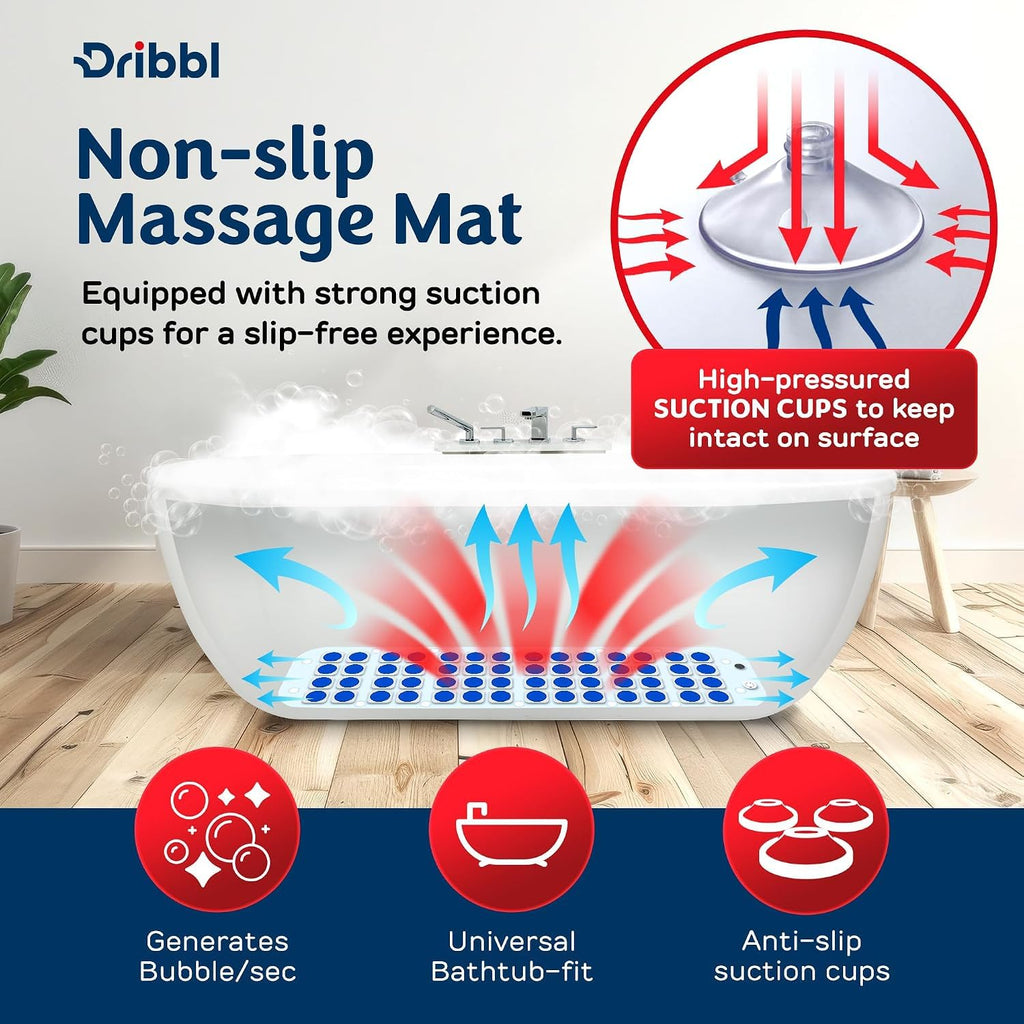 Electric Bubble Massage Bathtub Mat T385